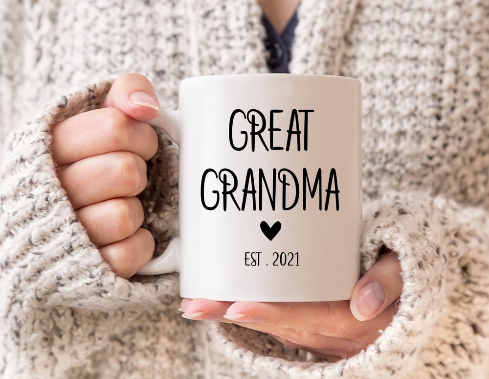 Mom Mug Mother's Day Mug Great Grandma Mug Pregnancy Announcement New Great