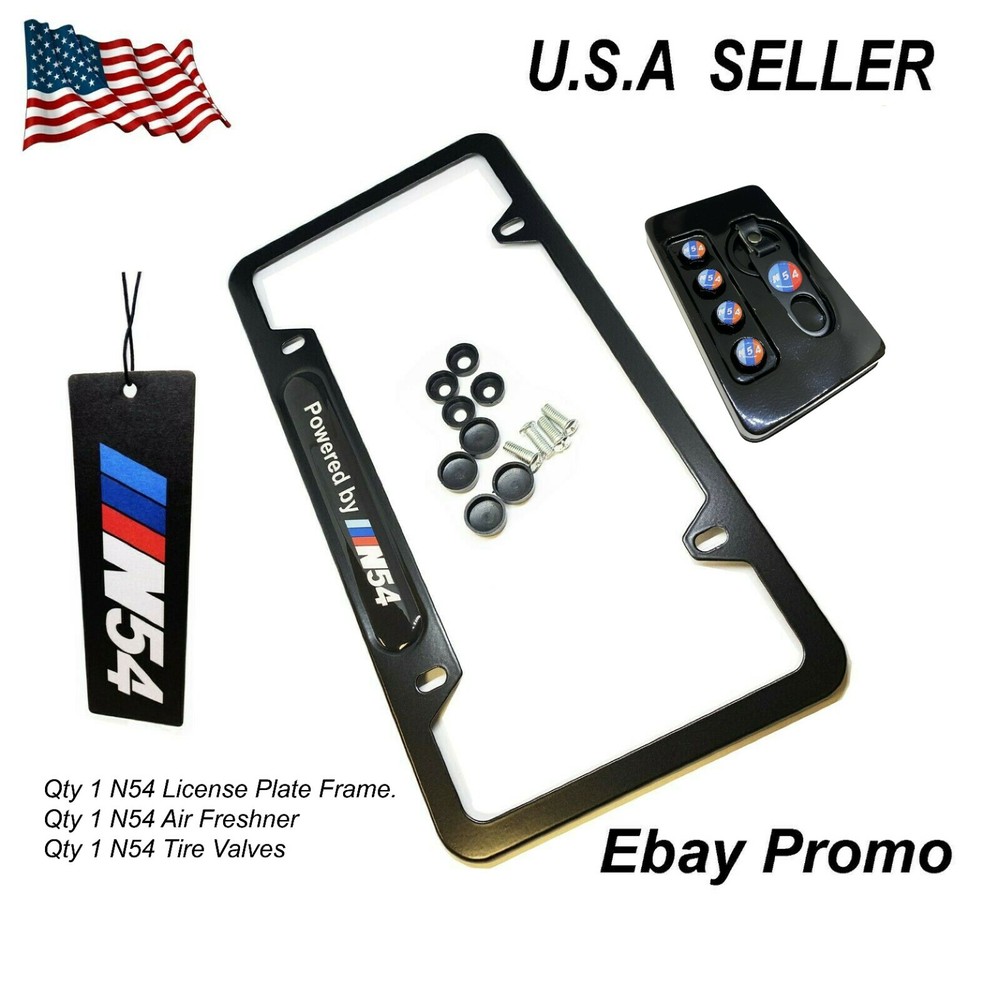 N54 License Plate Frame with Hardware - Limited Time Offer-image