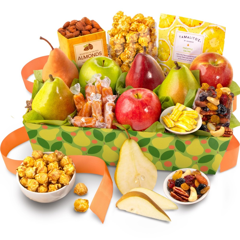 Orchard Delight Gourmet Fruit Gift Basket