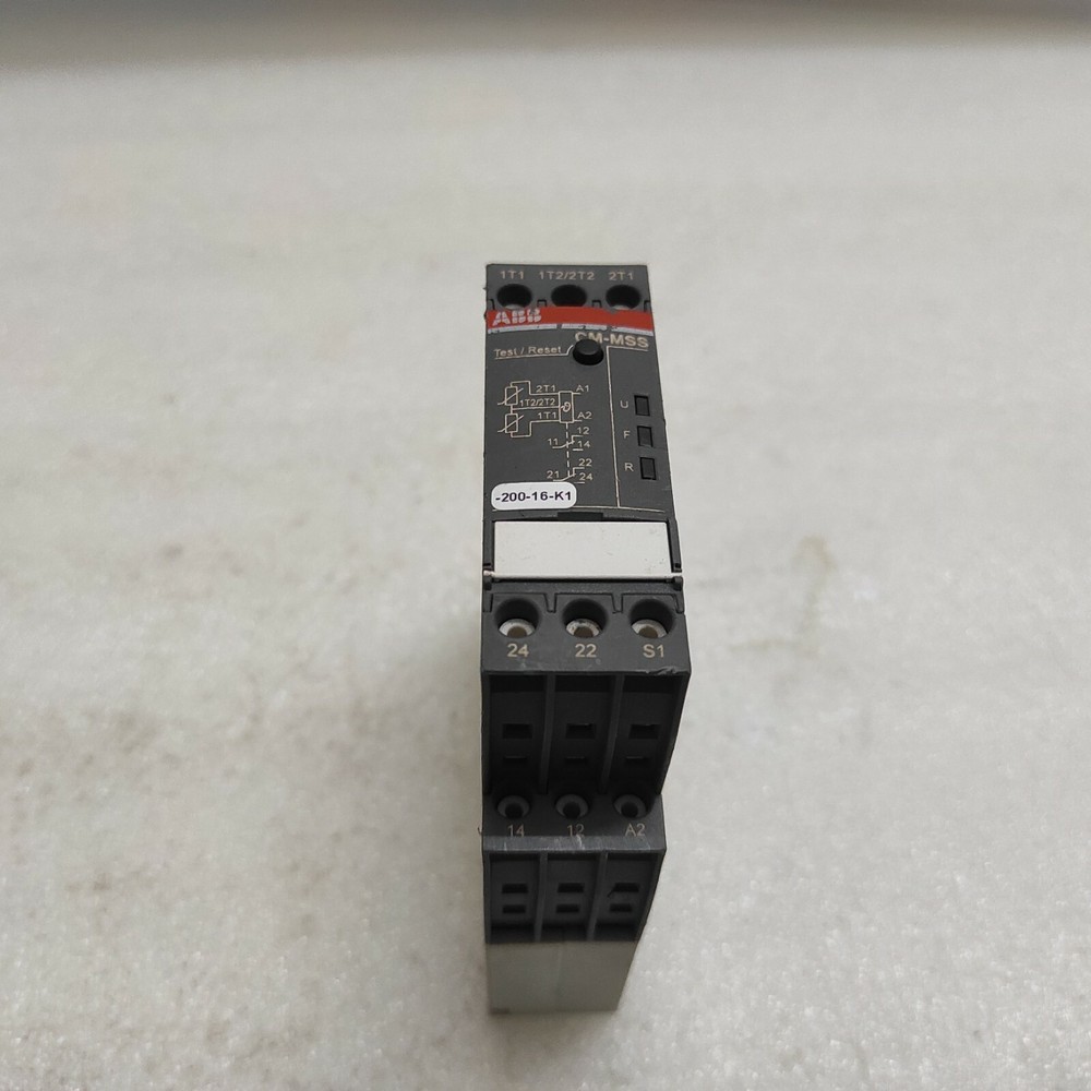 ABB CM-MSS.51P PTC THERMISTOR MOTOR PROTECTION RELAY 1SVR740712R1300 24-240V AC/