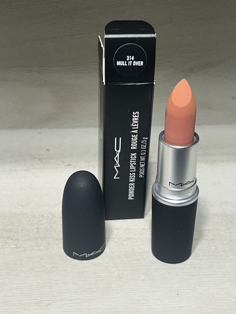 MAC Powder Kiss Lipstick  314 MULL IT  OVER  0.1oz NIB