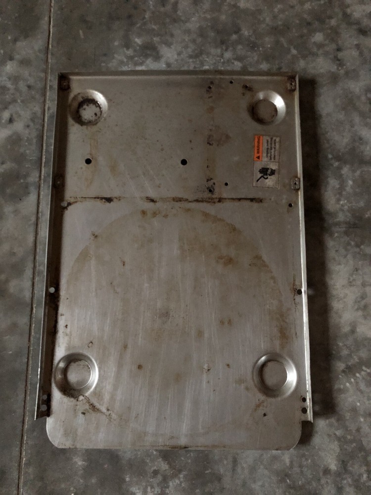 Incinolet Toilet WB/TR Stainless Steel Bottom Plate Cover