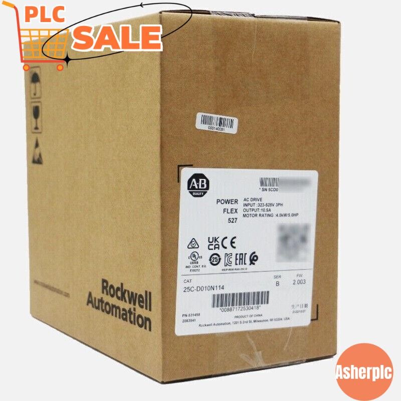 New Allen-Bradley 25C-D010N114 Powerflex AC Drive 480V Fast Shipping US Free Tax