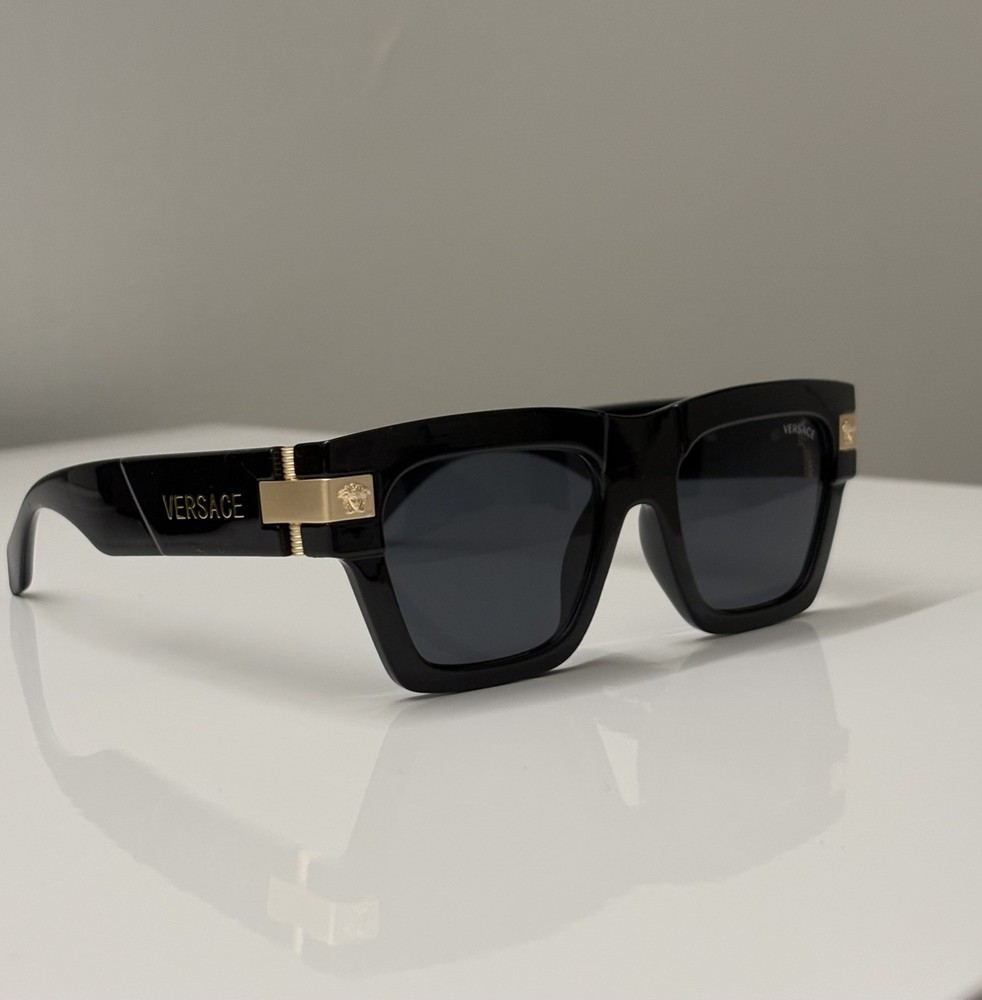 VERSACE  Black Grey Men's  Sunglasses
