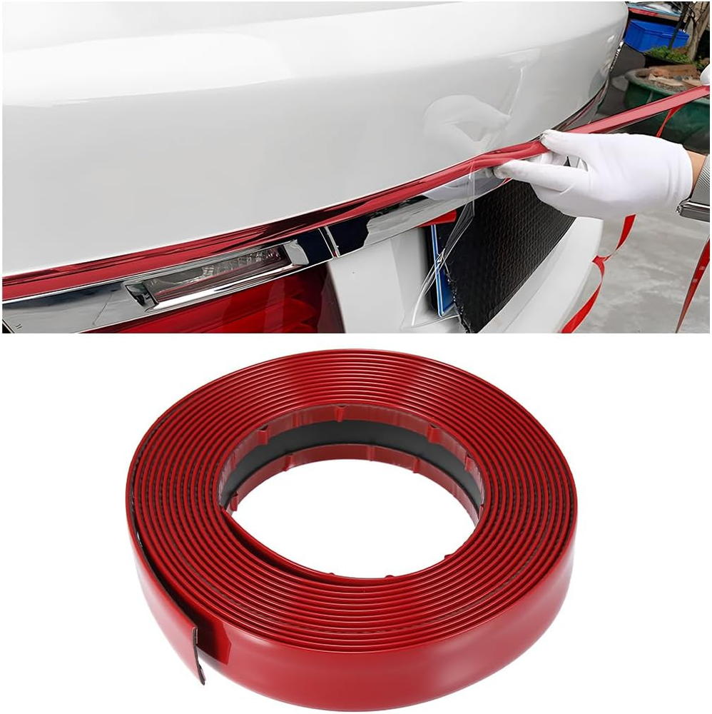 Car Decal Sticker, 16Ft PVC Auto Side Exterior Edge Lip Protector, Self Adhesive