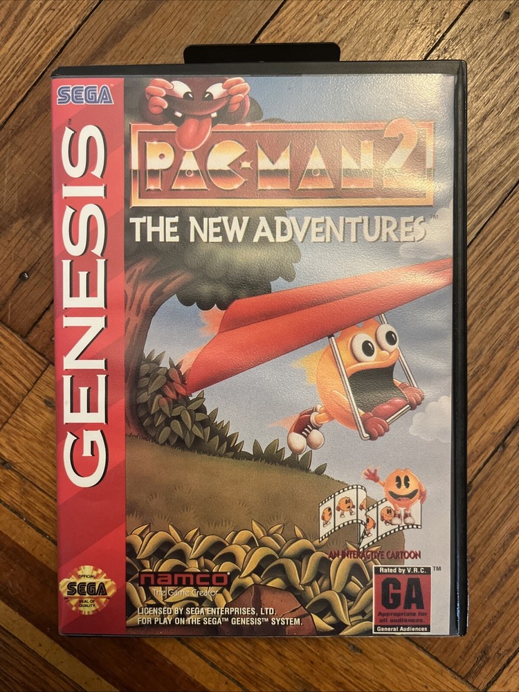 Pac-Man 2 The New Adventures - Sega Genesis - Complete In Box CIB W Manual NAMCO
