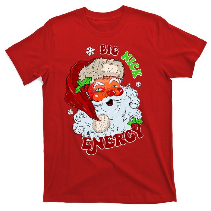 T-Shirt Big Nick Energy Classic Santa Claus Christmas T-Shirt Unisex