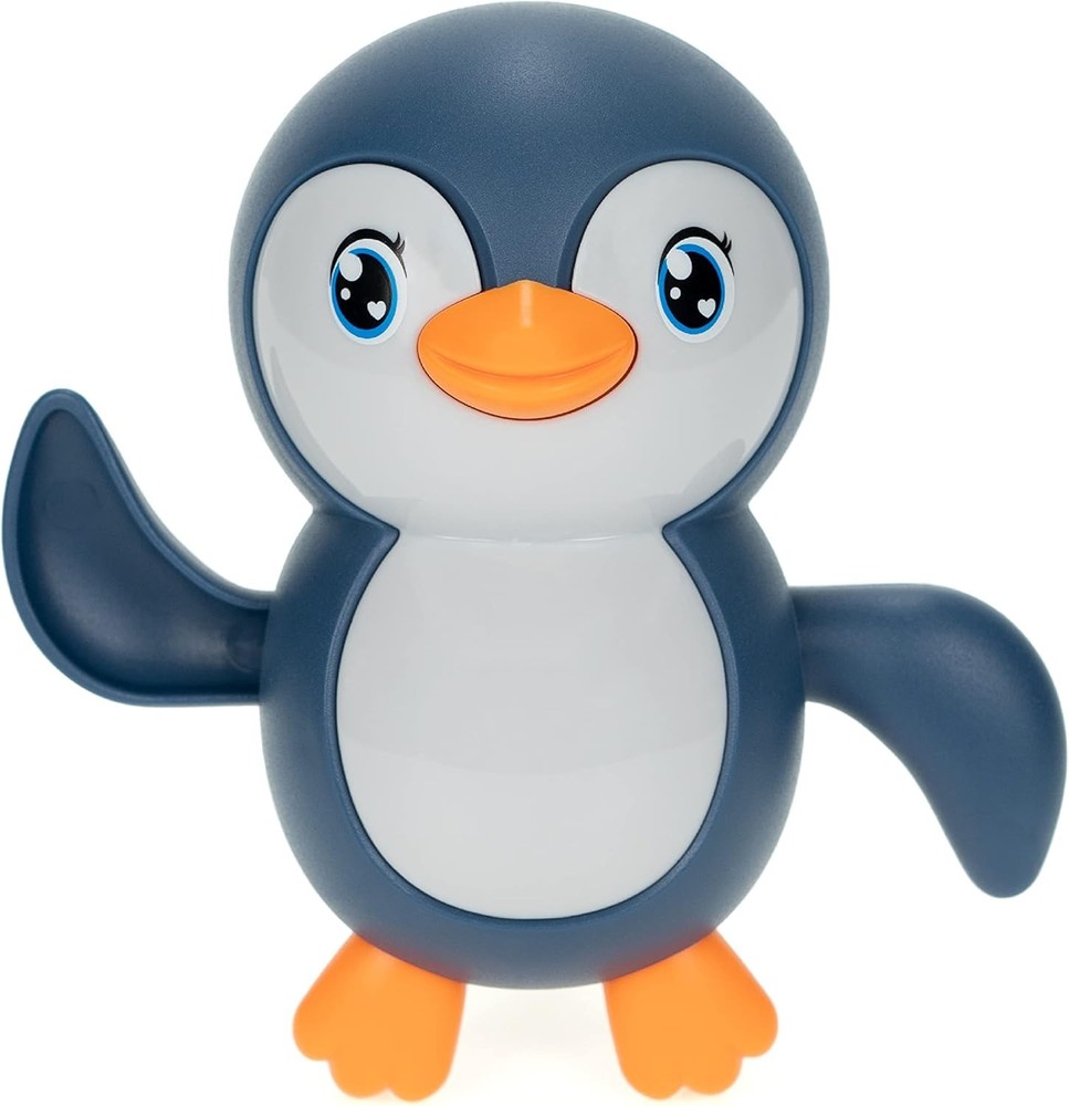 DUCKBOXX XX Bath Toys Wind up Backstroke Swimming Penguins for Kids 18M+ Blue