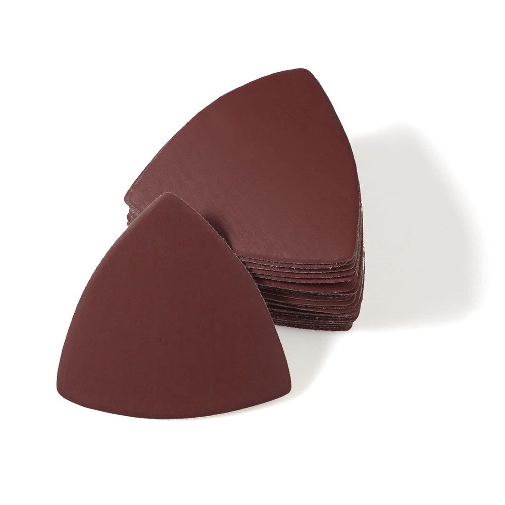 30 Pcs 3-1/8 Inch (80mm) Triangular Hook & Loop Oscillating Multitool...