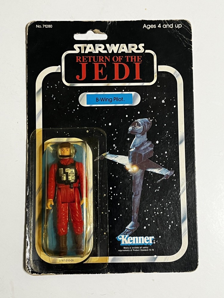 1983 Star Wars Return Of The Jedi  B-Wing Pilot MOC New Esb Empire Strikes Back