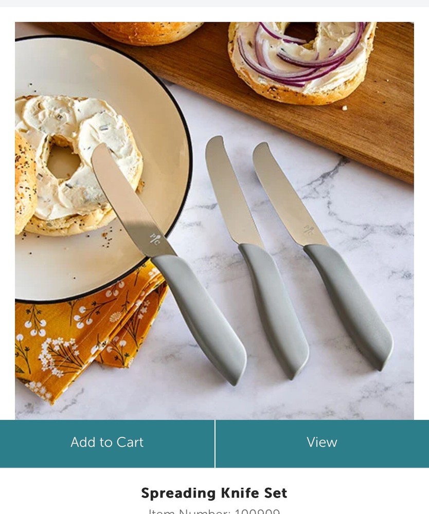 New Pampered Spreading Knife Set 100909 7½