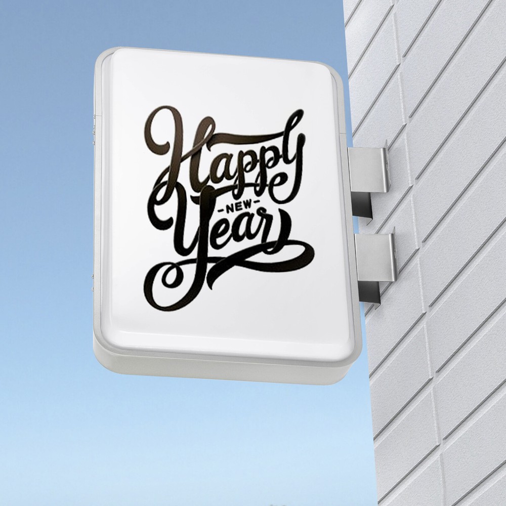 LED Light Box Double Sided Outdoor Advertising Illuminated Display Business Sign