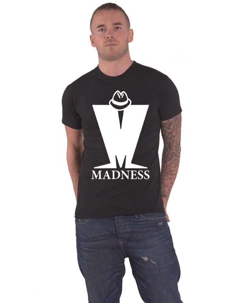 Madness Big M Band Logo Official Mens Black T-Shirt