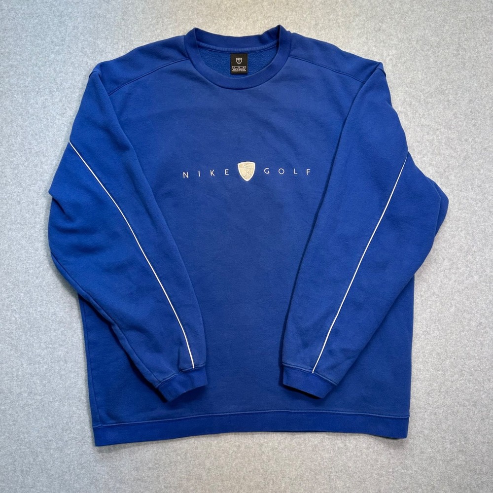 Vintage 90s NIKE Golf Mens XL Embroidered  Crewneck Sweatshirt Y2K