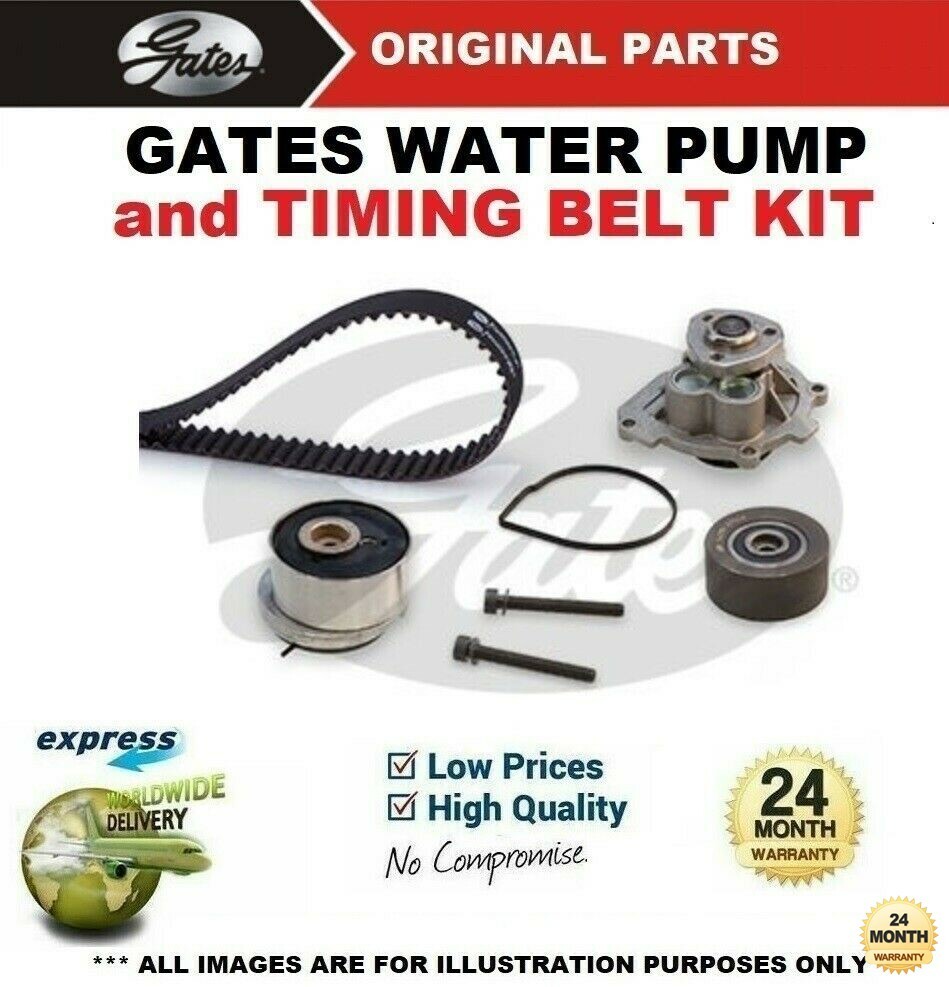 GATES WATER PUMP & TIMING BELT KIT for OPEL ZAFIRA B 1.8 2005->
