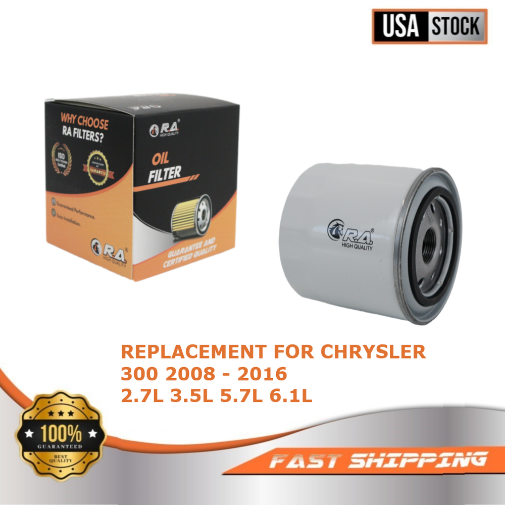 High Performance Spin-on Oil Filter for CHRYSLER 300 2008 - 2016 2.7L 3.5L 5.7L