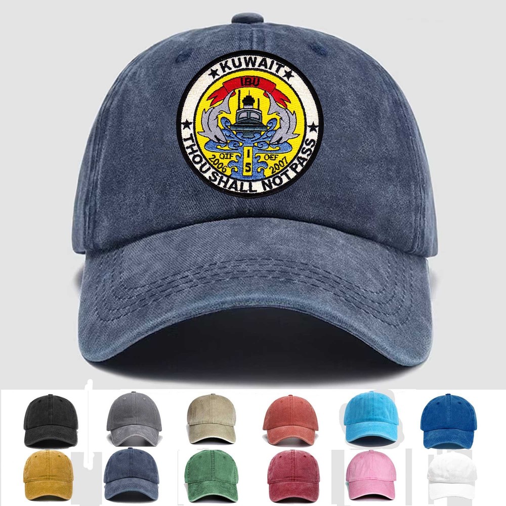 Custom Embroidered Hat IBU-15 Inshore Boat Unit Fifteen, Veteran Cap,Trucker Hat