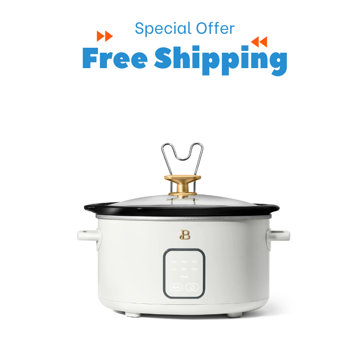 Stunning 4Qt Slow Cooker with Touch Display - New Design