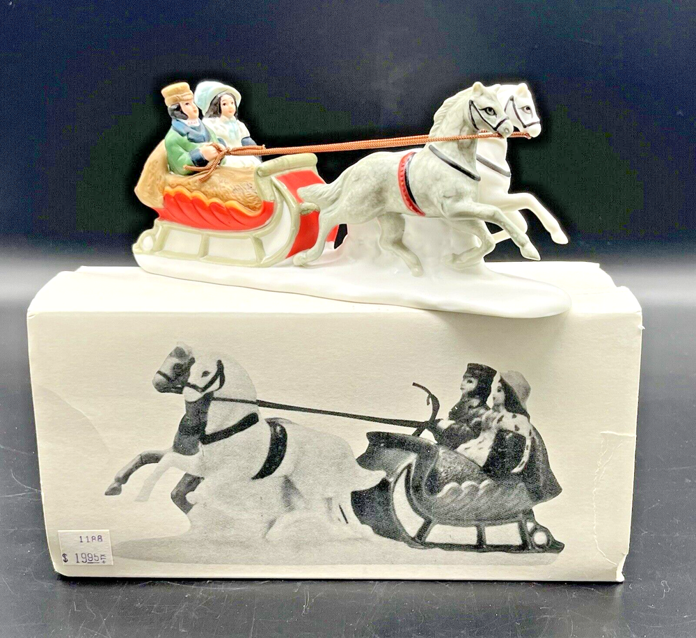 Dept 56 Heritage Village Sleighride Accessory with Original Box