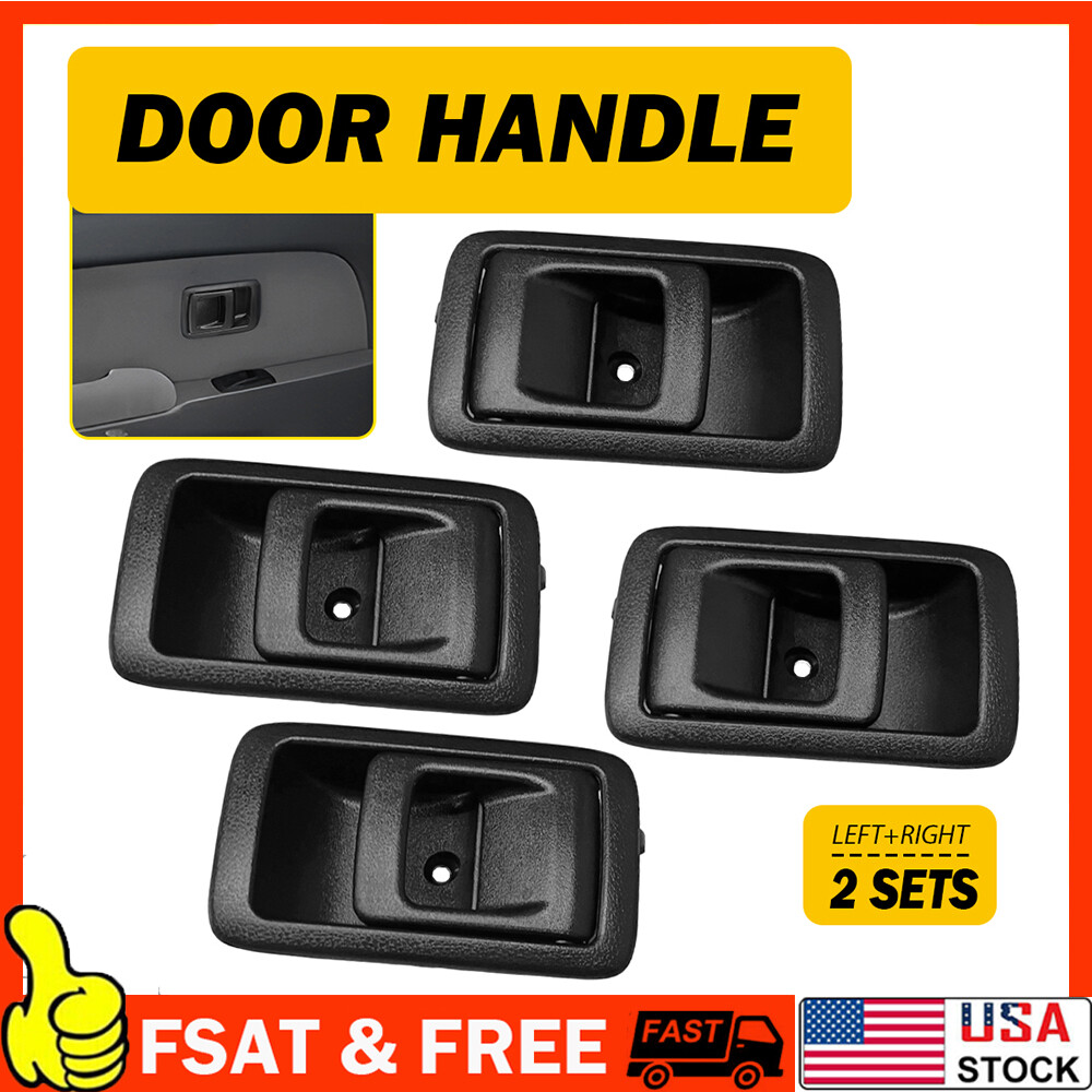 Fit 01-04 Toyota Tacoma Tercel 4Runner Front/Rear LH RH Black Door Handle