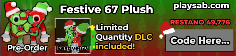 67 FESTIVAL SUPER MEGA RARE - ONLY FEW CODES - STEAL A BRAINROT - CHEAP (DIGITAL