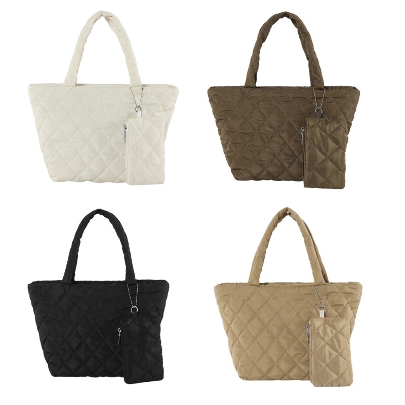 Trendy Nylon Down Bag Coin Purse for Outdoor Adventures