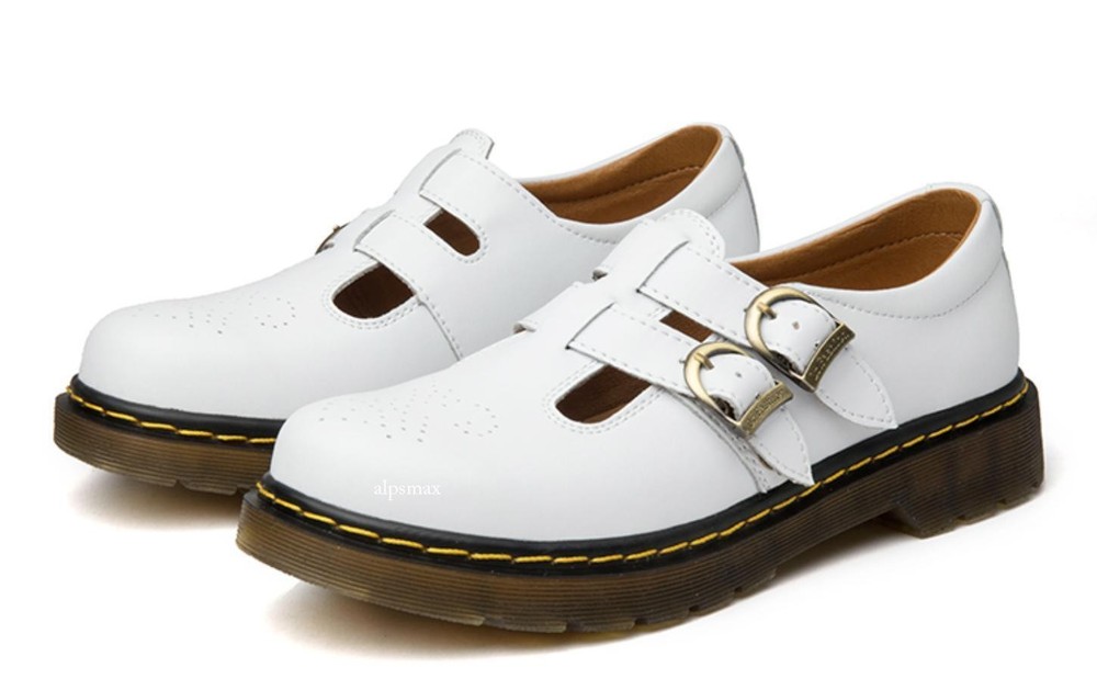 Women's Mary Janes Shoes Hollow Out Buckle Strap Round Toe Oxfords Vintage Retro