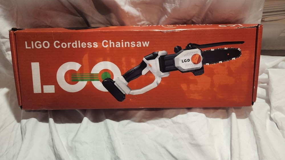 Ligo 20V Cordless Battery-Powered Chainsaw with Brushless Motor  