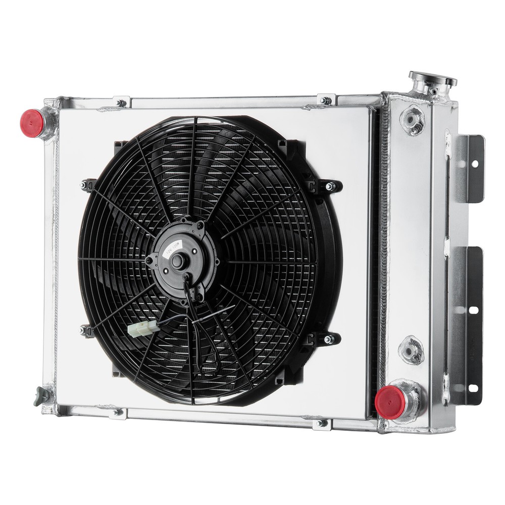 3 Row Aluminum Radiator Shroud Fan Fit For 67-1969 Chevy Camaro Pontiac Firebird