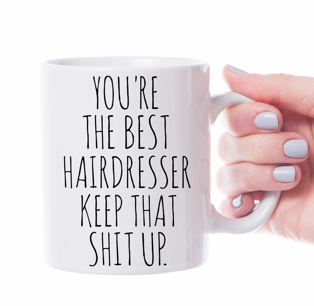 Hairdresser Mug Gift Best Hairdresser Mug Hairdresser Tea Cup Hairdresser