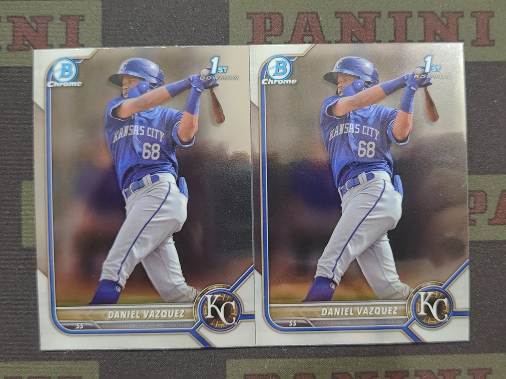 2022 Bowman Chrome 1st Daniel Vazquez RC Lot (2)