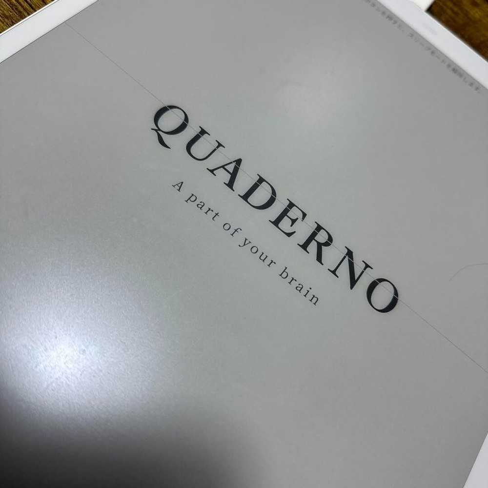 Fujitsu Quaderno FMVDP41 Gen. 2 13.3 Type Electronic Paper A4 Size White Used