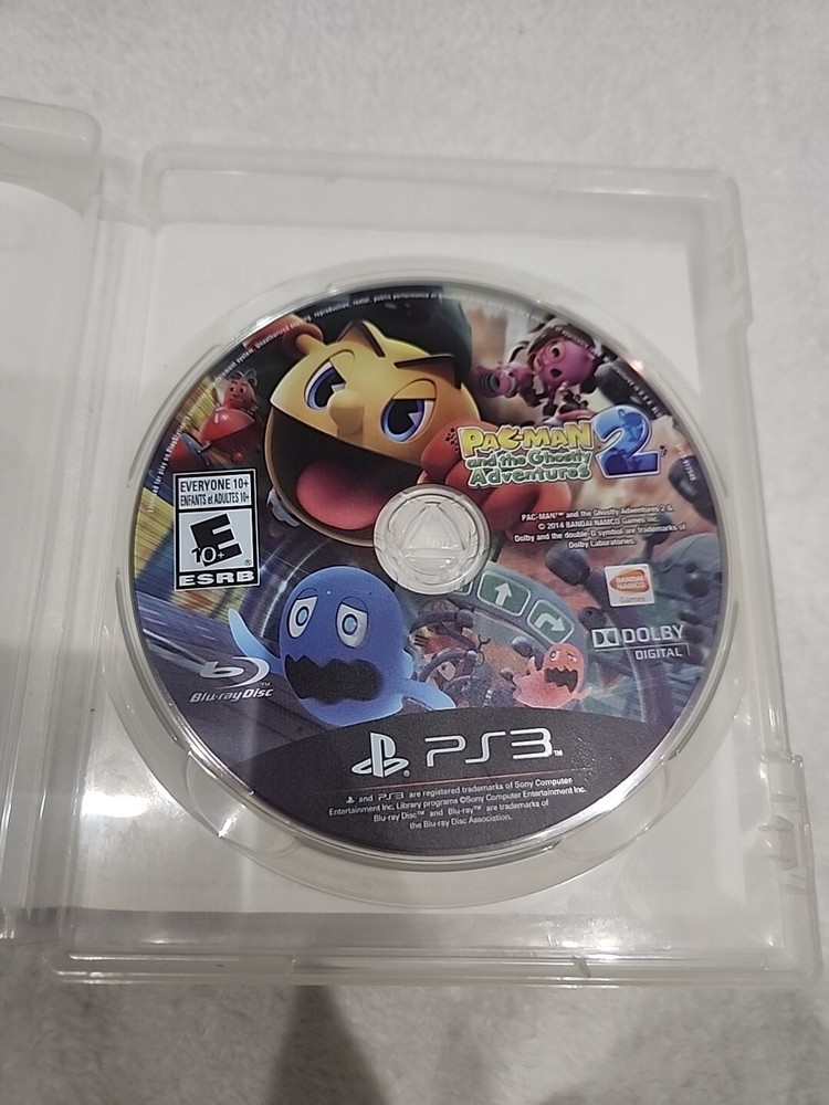 Pac-Man and the Ghostly Adventures 2 (PlayStation 3, 2014) PS3 Works Disc Only