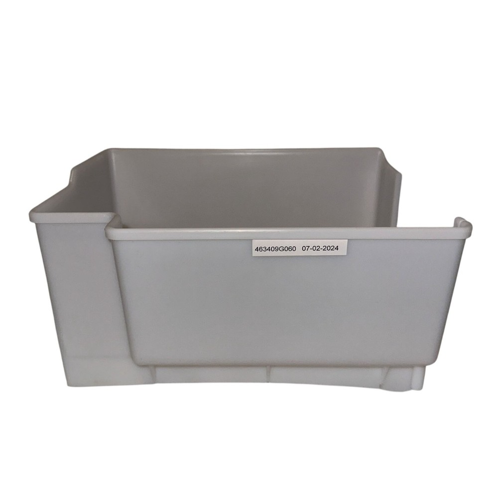 New Open OEM General Electric WR30X257 Refrigerator Ice Bucket Replacement Part