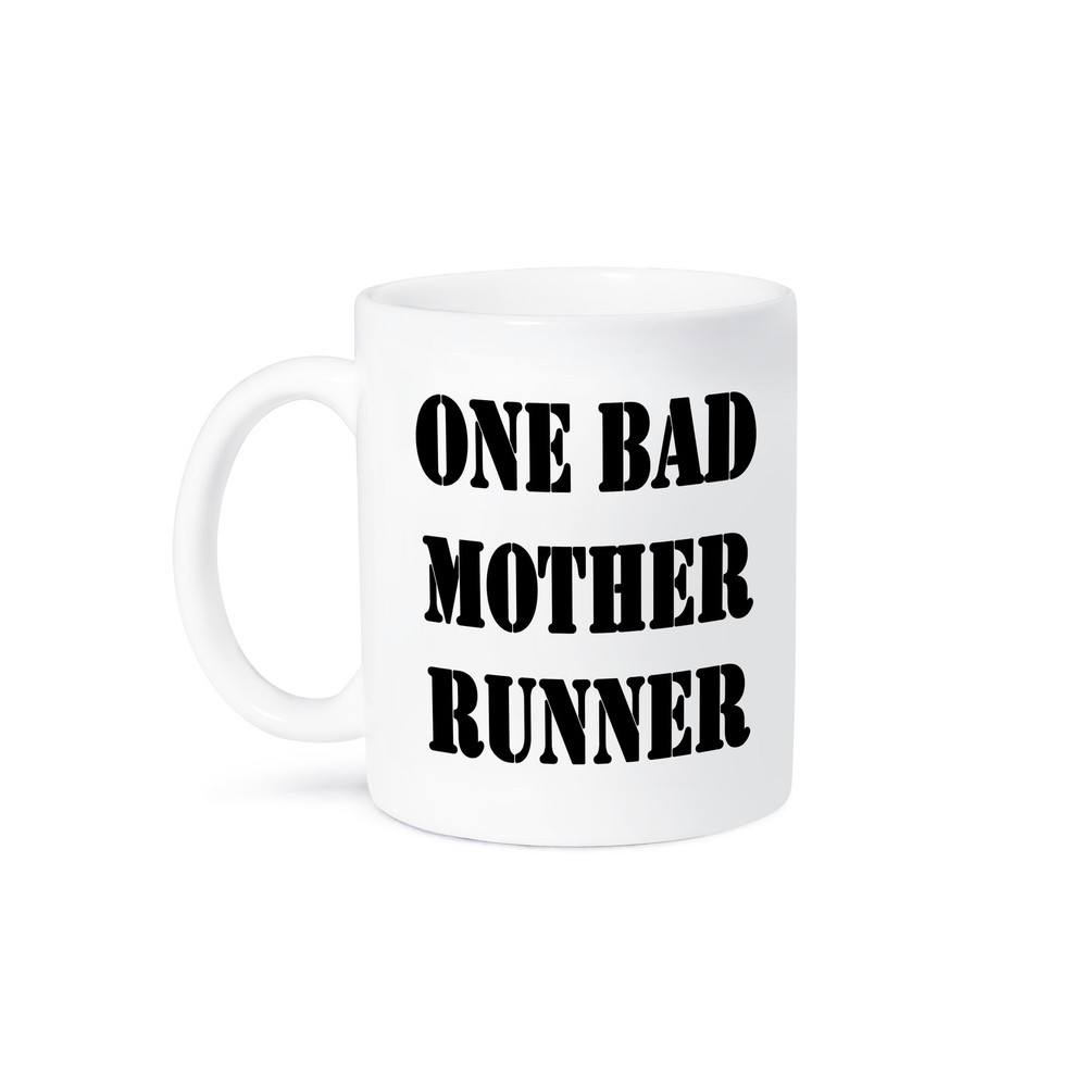 3dRose One Bad Mother Runner Coffee Mug for Runners