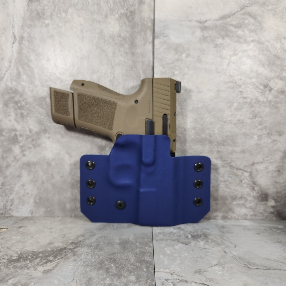 OWB Holster With MM Wings In Police Blue Choose Your Model.
