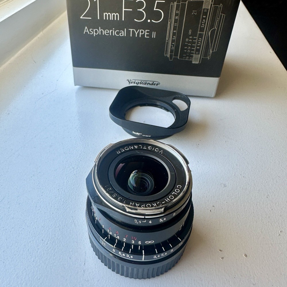 Voigtlander COLOR SKOPAR 21mm F3.5 Aspherical Lens for Leica M VM Mount Vintage Style