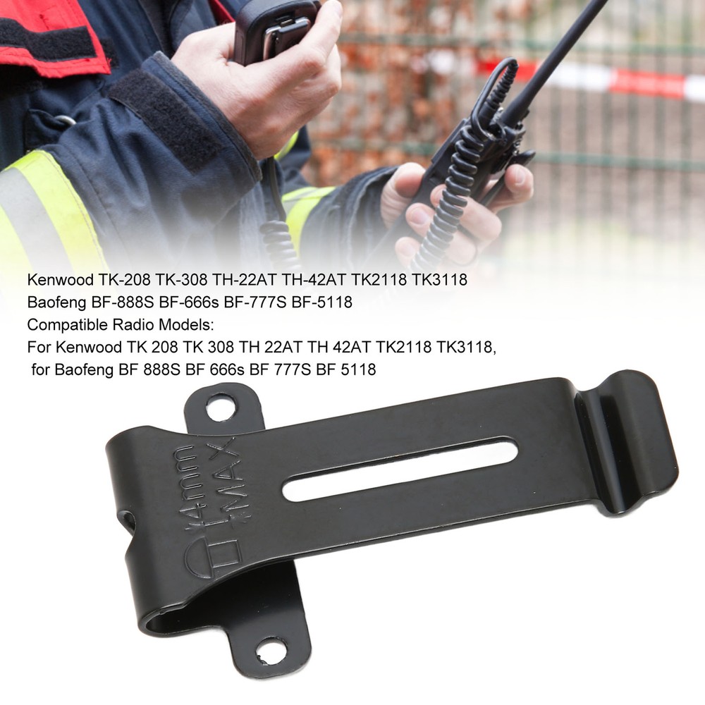 6Pcs Radio Belt Clip Replacement Portable Radio Belt Clamp for  TK 208