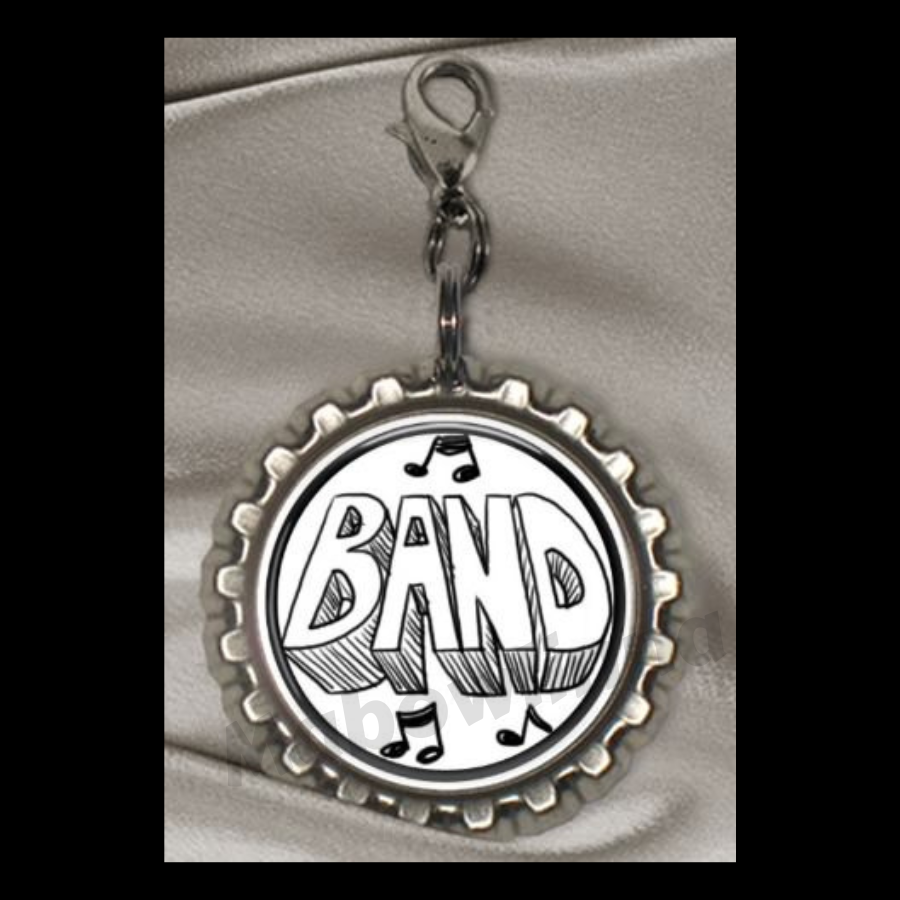 Kids Music Band Backpack Charm Zipper Pull Clip for School-image