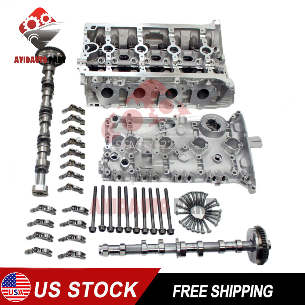 Cylinder Head Assembly w/Camshafts Valve Bolts For AUDI A4 A5 Q5 2.0T 06H103064N
