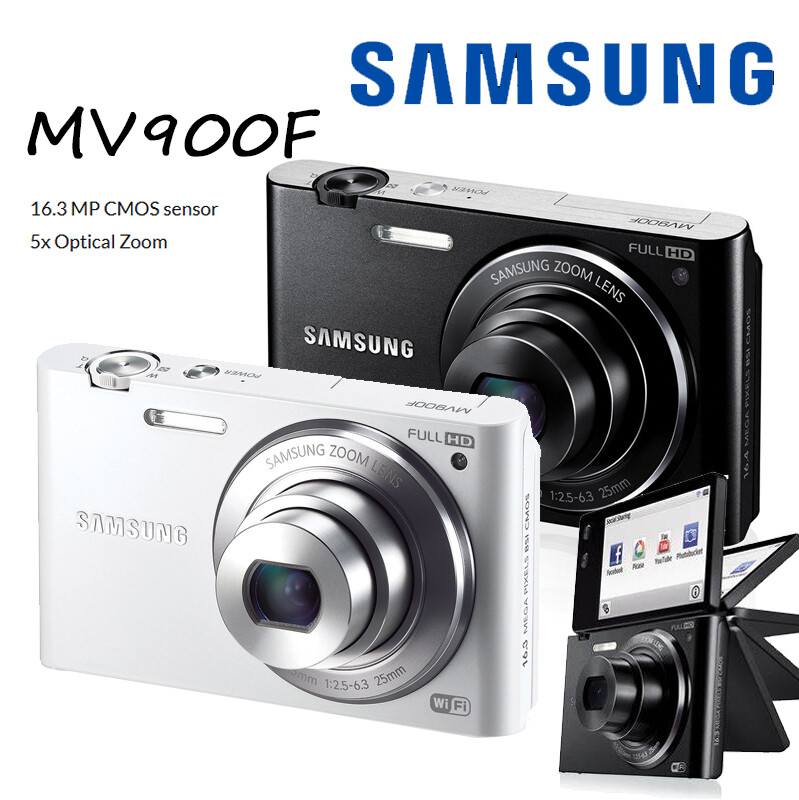 Samsung MV900f 16.0 MP 5x Optical Zoom Flip-out Vlog Camera 90%new