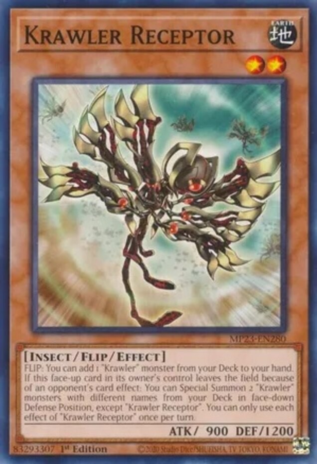 Krawler Receptor MP23-EN280 Common 1st Edition NM Yugioh Card