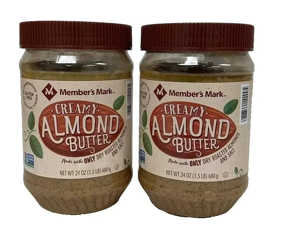 Members Mark Creamy Almond Butter 24oz Twin Pack-image