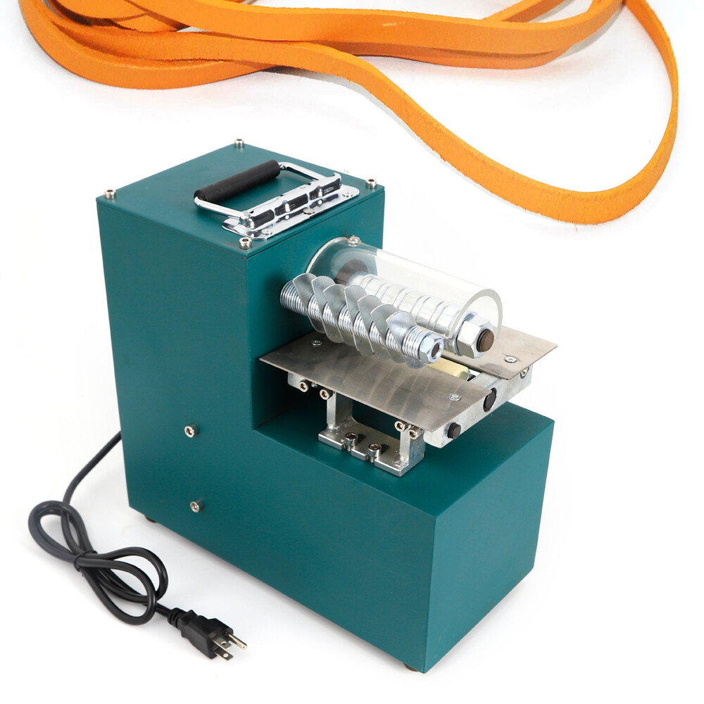 Leather Strap Cutter Machine Leather Strip Cutting Tool Bags Shoes Slitter 110V