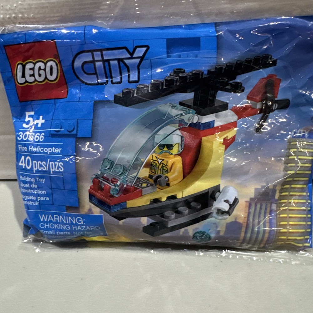 LEGO City - 30566 - Fire Helicopter Polybag - NEW - SEALED - FREE SHIPPING