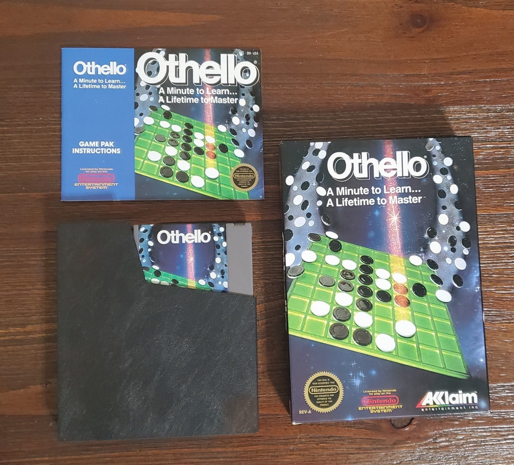 Othello NES Nintendo Complete CIB Authentic! Great Condition! Circle Seal!