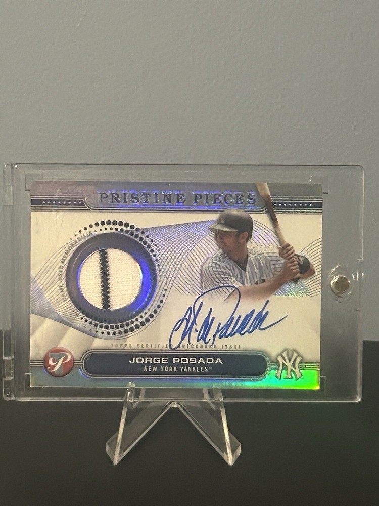 2024 Topps Pristine Pieces Auto Relics Jorge Posada Game Used Jersey SICK CARD🔥