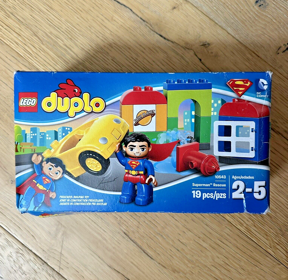 Lego Duplo DC Comics Superman Rescue Retired Superhero Set 10543 2014 NIB Sealed