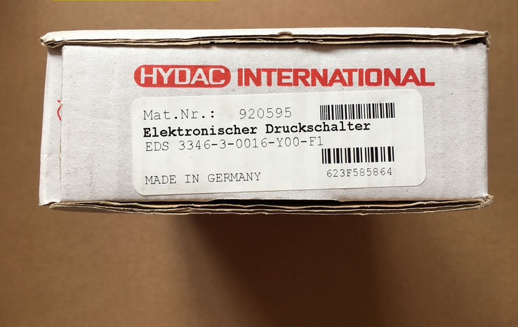 1PCS New Hydac EDS 3346-3-0016-Y00-F1 920595 Pressure Sensor In Box