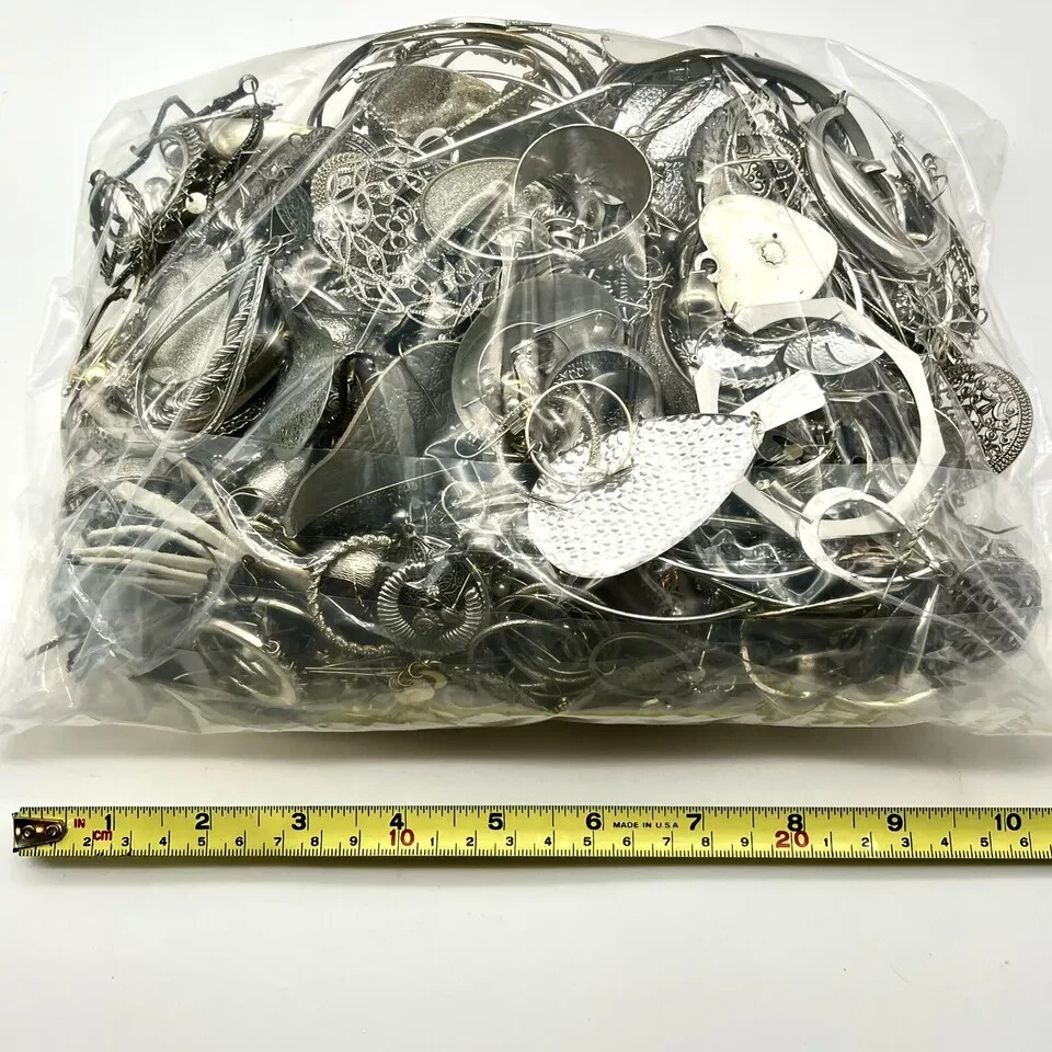 Jewelry 1 LB WEARABLE Bulk Lot Estate Vintage to Modern Costume-#HP87